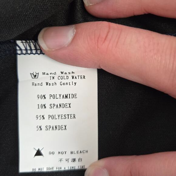 Dark Blue Lace Dress Yellow Roses M Bell Sleeve Line Whimsigoth Fairy Witch NWT - Picture 9 of 16